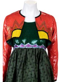 Geoffrey Beene Dress with Sequined Bolero, Fall 1988