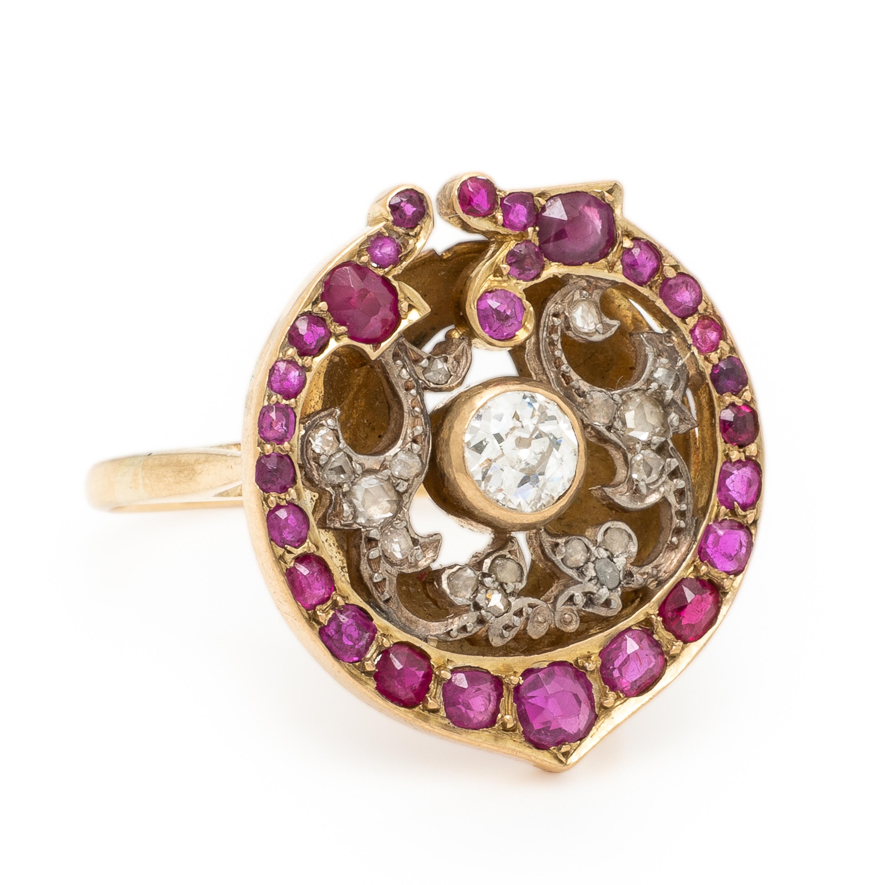 Ruby and Diamond Ring