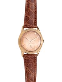 LONGINES, 18K PINK GOLD WRISTWATCH