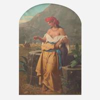 Enrico Fanfani (Italian, 1824–1885) The Water Carrier, Together with Two Companion Pieces