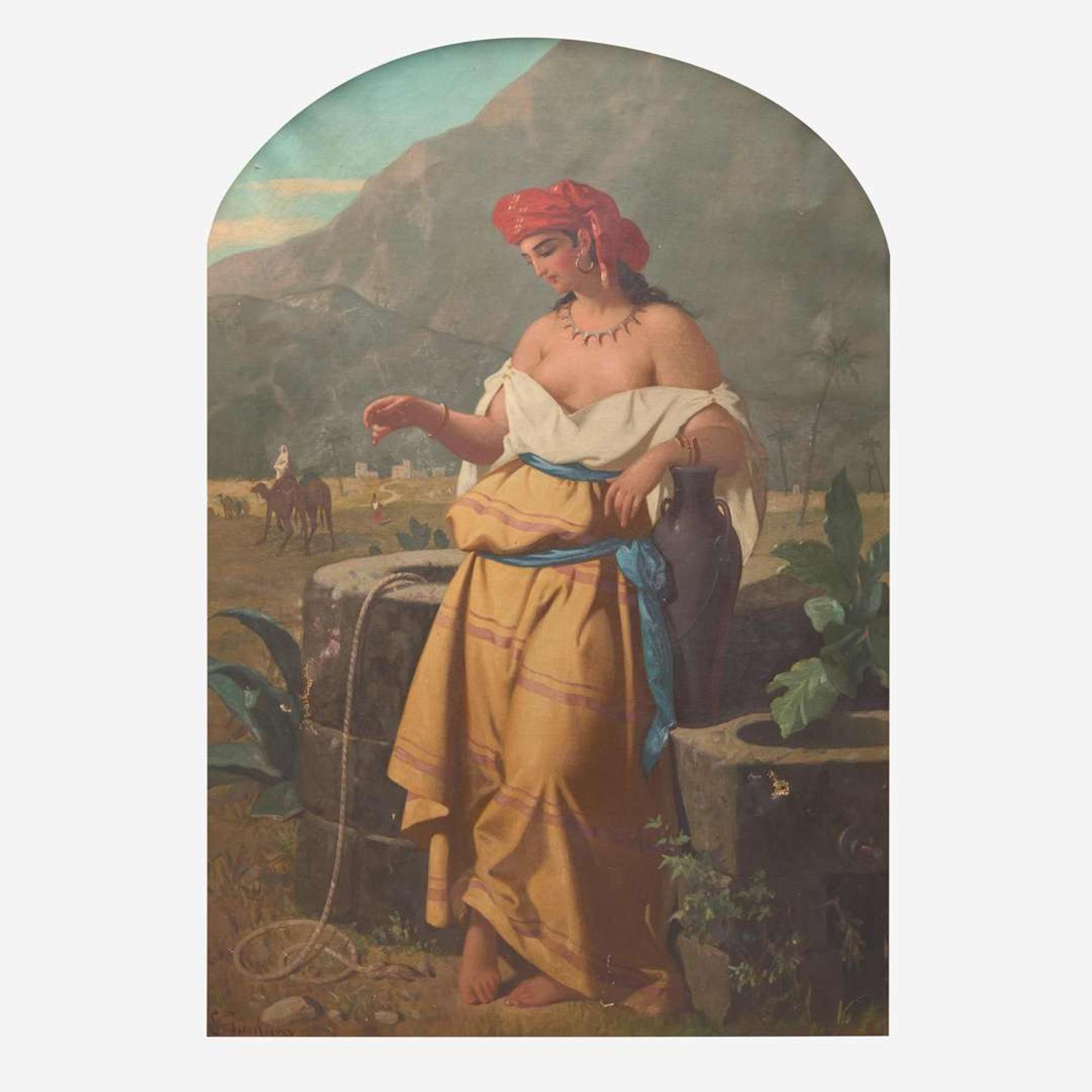 Enrico Fanfani (Italian, 1824–1885) The Water Carrier, Together with Two Companion Pieces