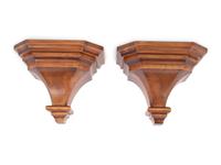 A Pair of Biedermeier Style Wall Brackets