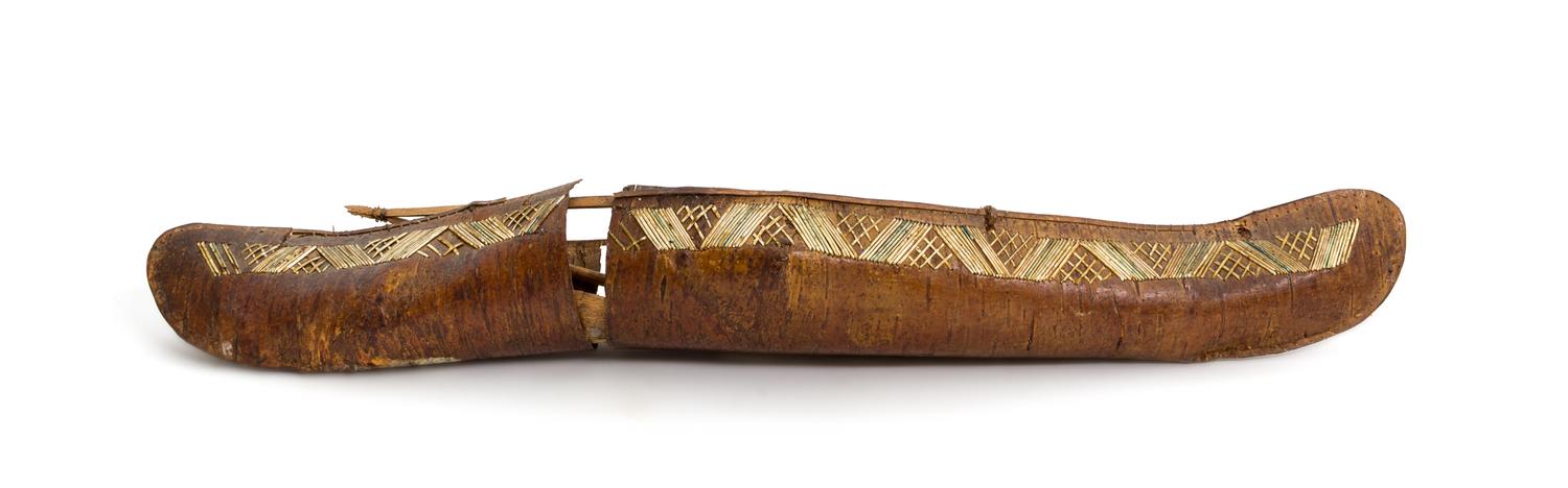 Four Great Lakes/ East Coast Model Canoes Length largest 25 3/4 x width 7 1/4 inches.