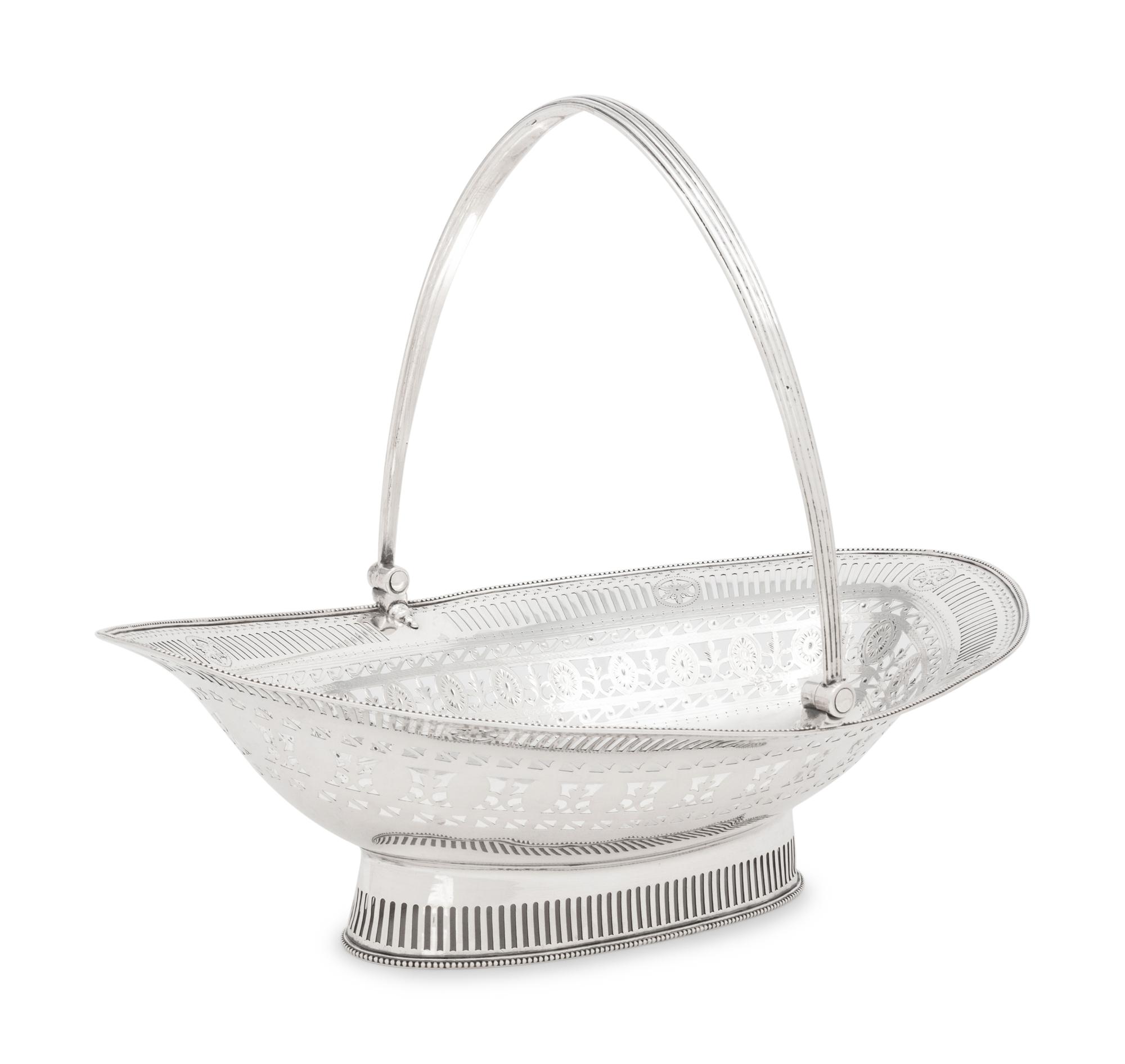 A George III Silver Centerpiece Basket