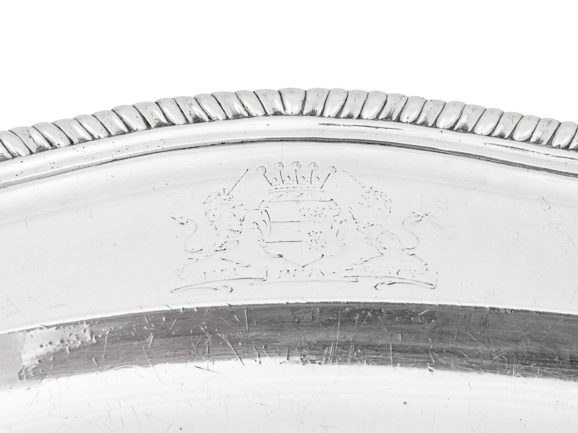 A George II Silver Platter