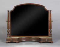 An American Mahogany Dressing Mirror, Hayden, Height 29 3/4 inches.