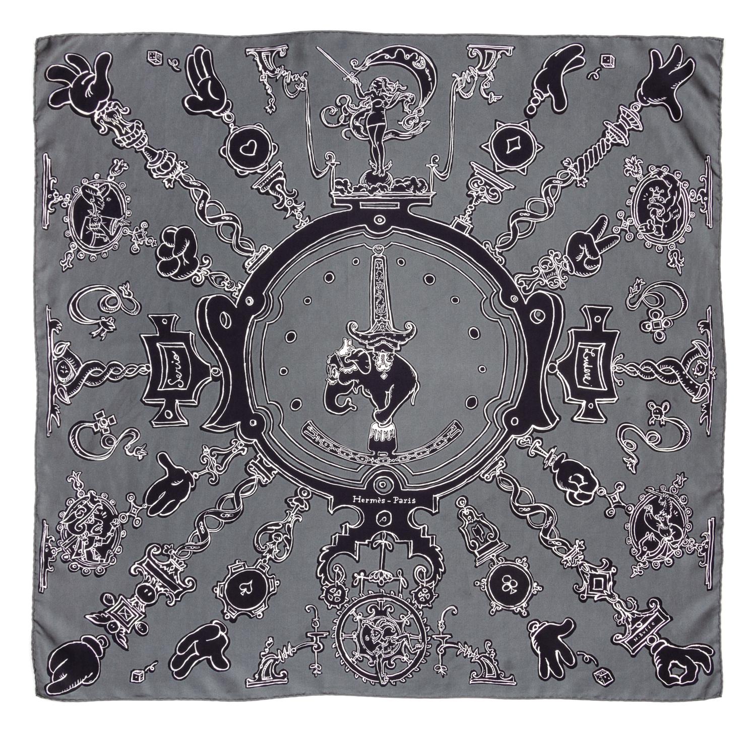 An Hermès 90cm Silk Scarf, 36" x 36".