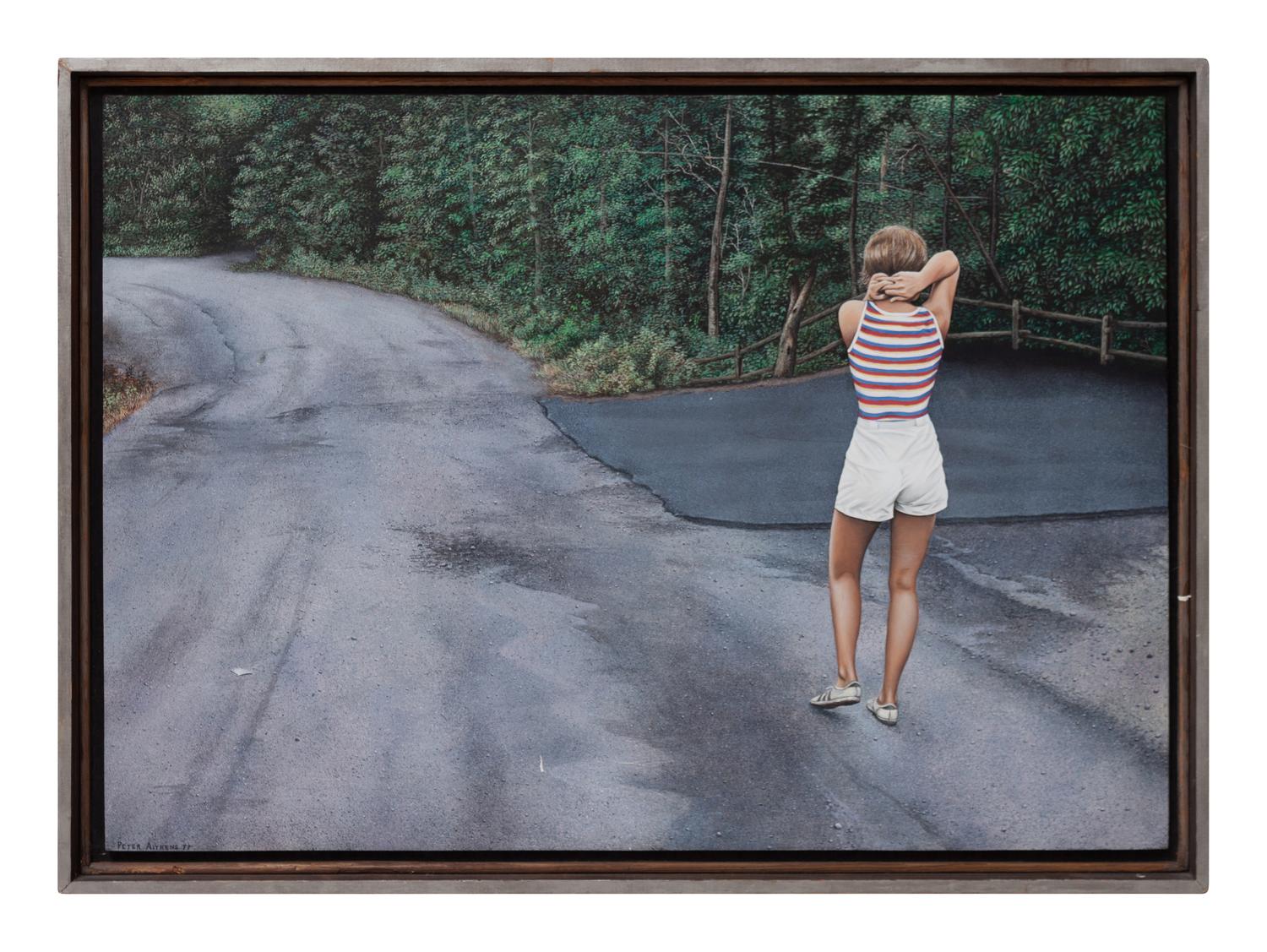 Sally in the Driveway