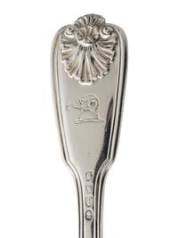 A Georgian and Victorian Silver Flatware Service