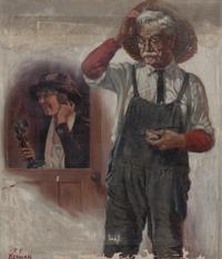 Joseph Kernan, (American, 1878-1958), The Phone Call