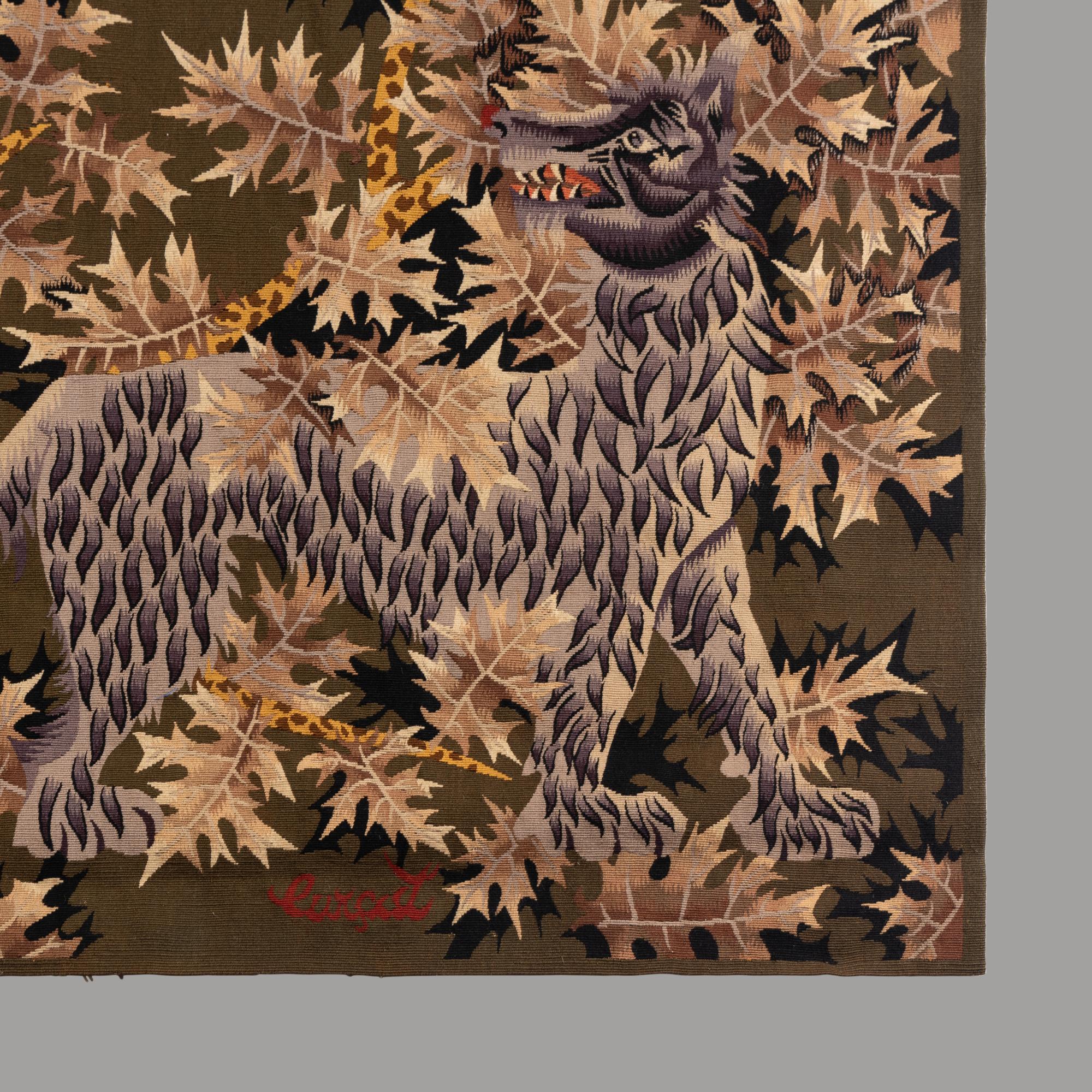 Les Loup et Les Insectes Tapestery, c. 1945 France