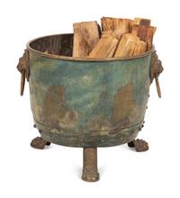 An English Brass Firewood Pail