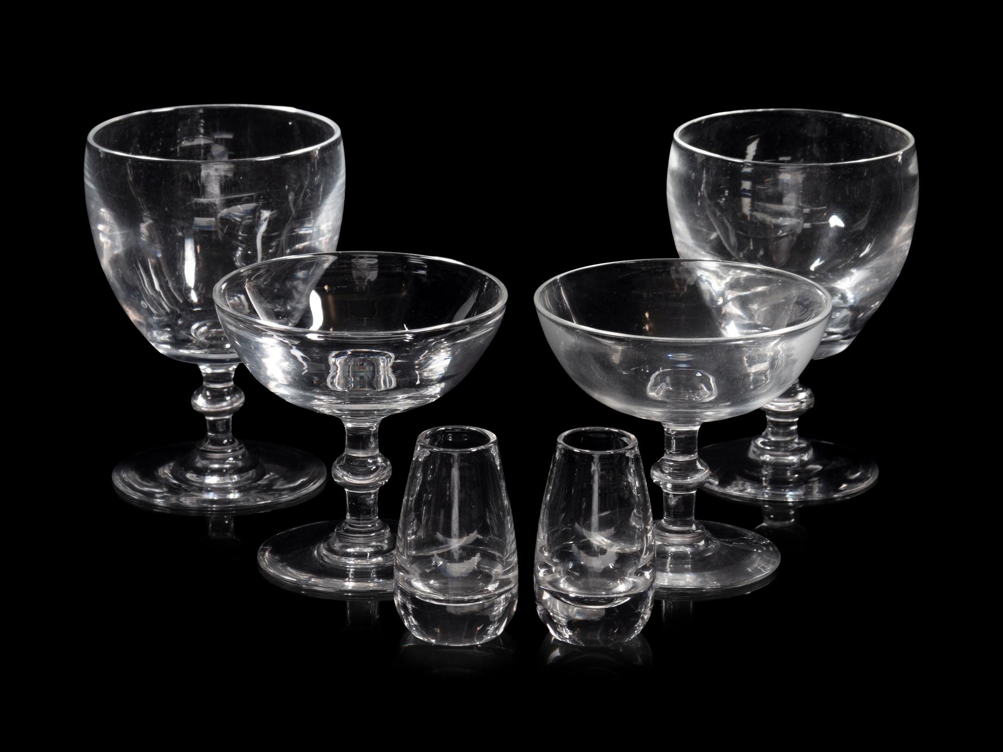 A Collection of Steuben Glass Table Articles