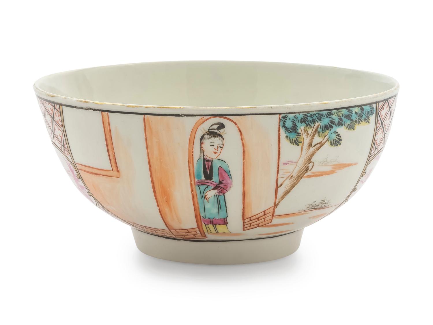 A Dr. Wall Worcester Porcelain Waste Bowl — C. 1765