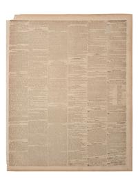 [TEXAS INDEPENDENCE]. The Frankfort Commonwealth . Vol. 4, No. 174. Frankfort, KY: Brown & Hodges, 8 June 1836. Report on the Battle of San Jacinto.