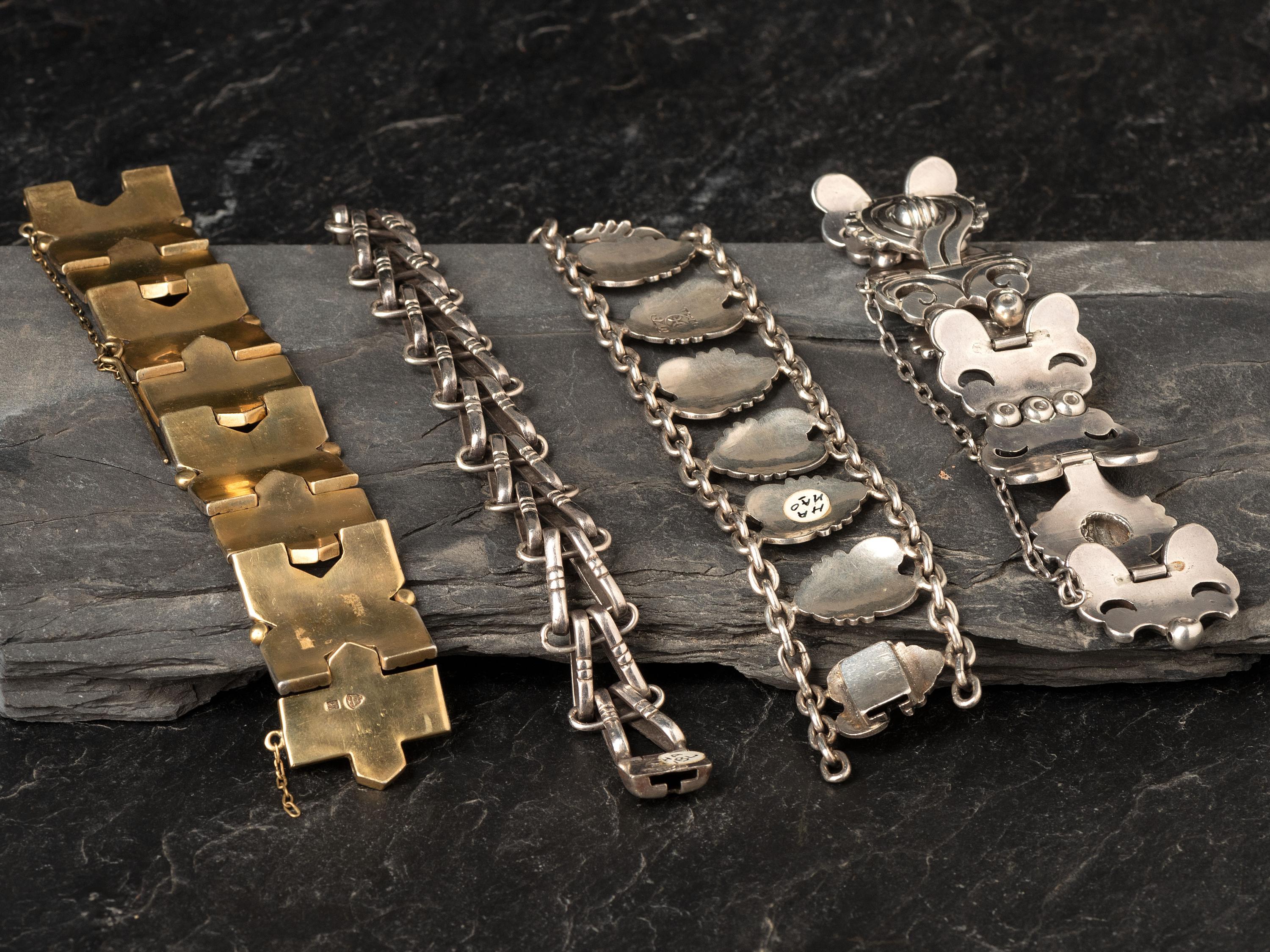 Taxco Silver Link Bracelets