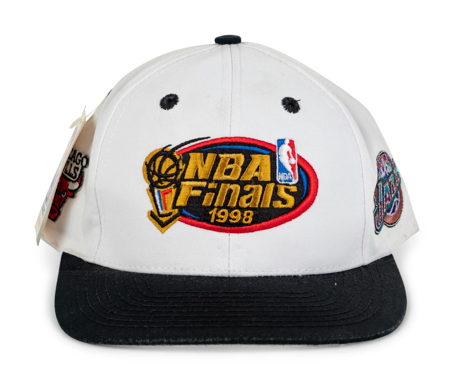 A Michael Jordan Signed Autograph 1998 NBA Finals Hat Cap, Jordan's Last Championship (Beckett Authentication Services BAS Certified),