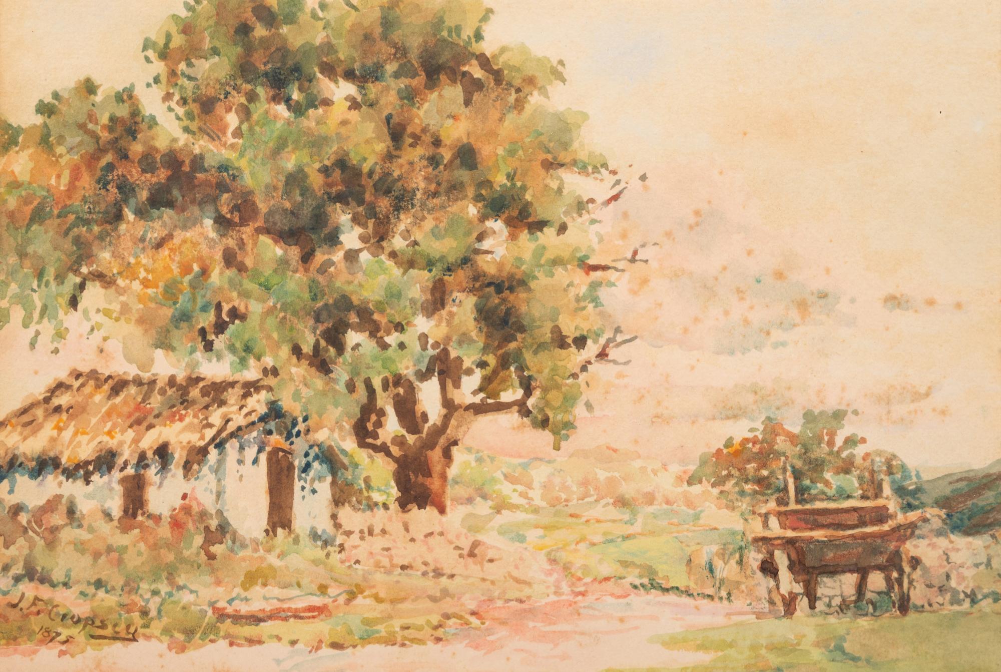 Landscape with Cottage and Wagon