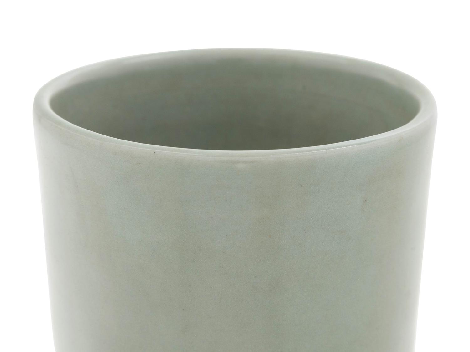 A Chinese Celadon Glazed Porcelain Cylindrical Vase