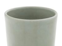 A Chinese Celadon Glazed Porcelain Cylindrical Vase