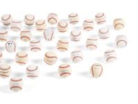 A Group of 44 Baseballs Signed by Jewish Notables,