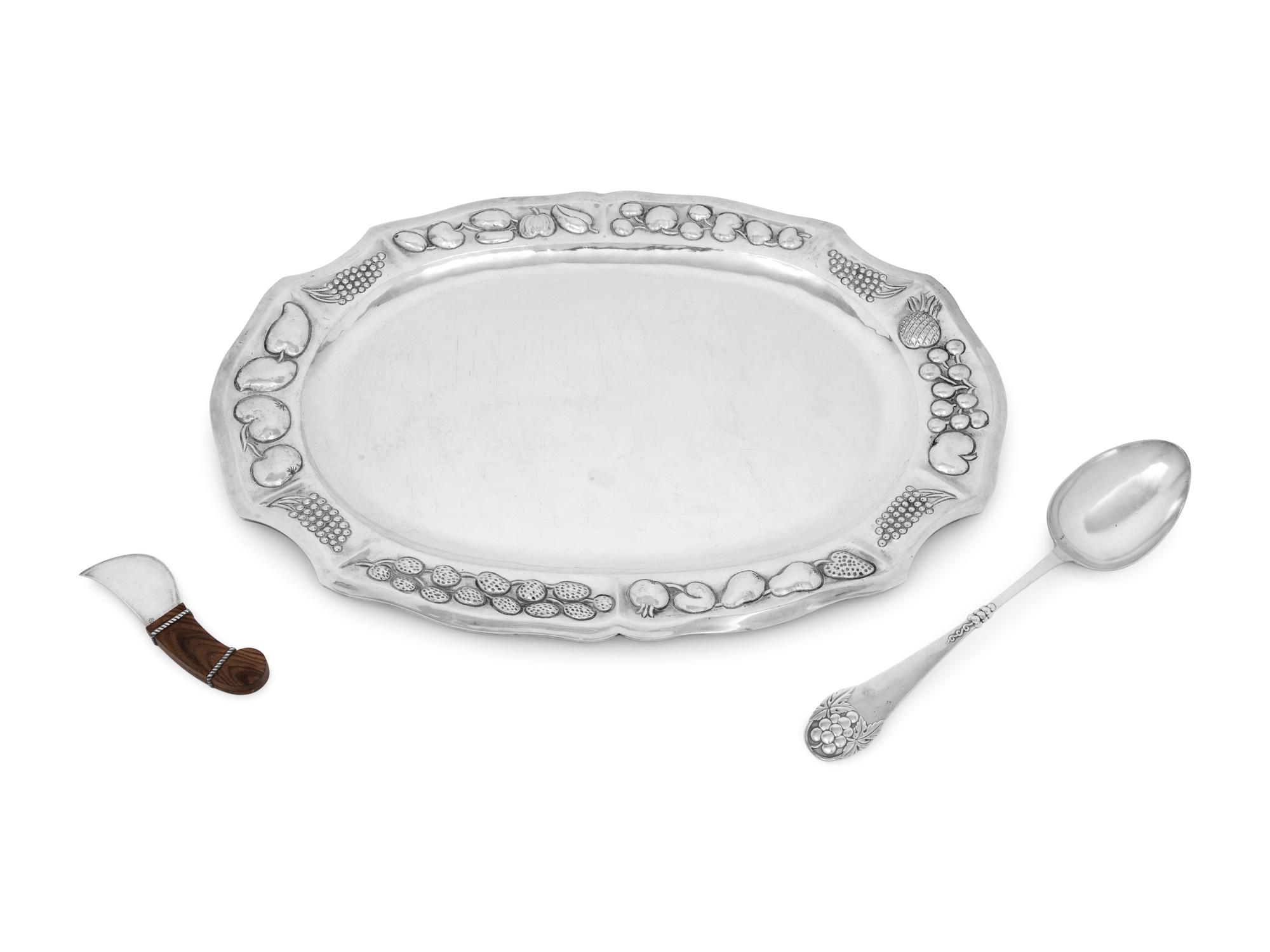 A Mexican Silver Platter