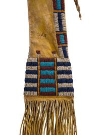 Cheyenne Beaded Hide Tobacco Bag