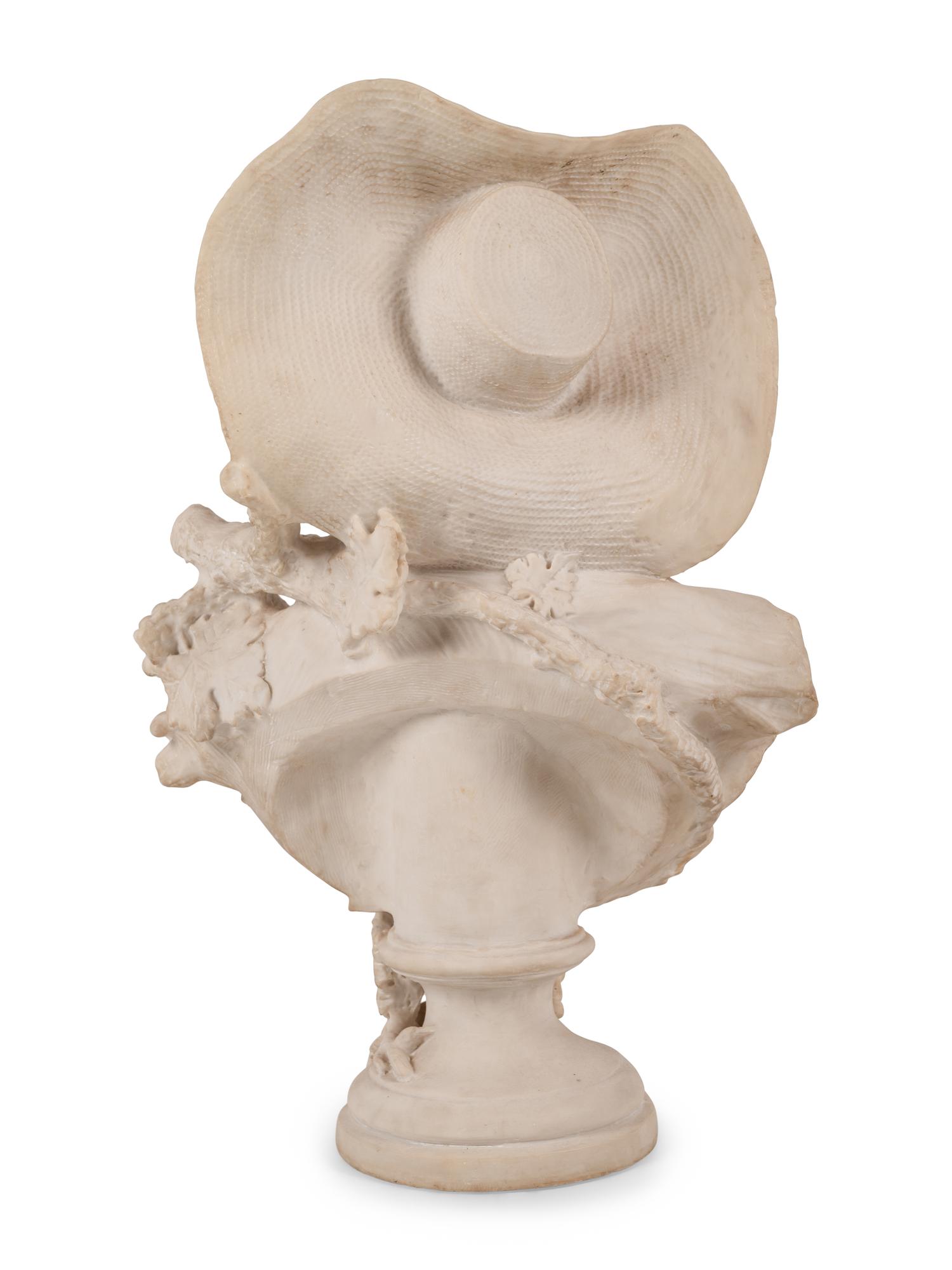 A Composition Bust of a Lady