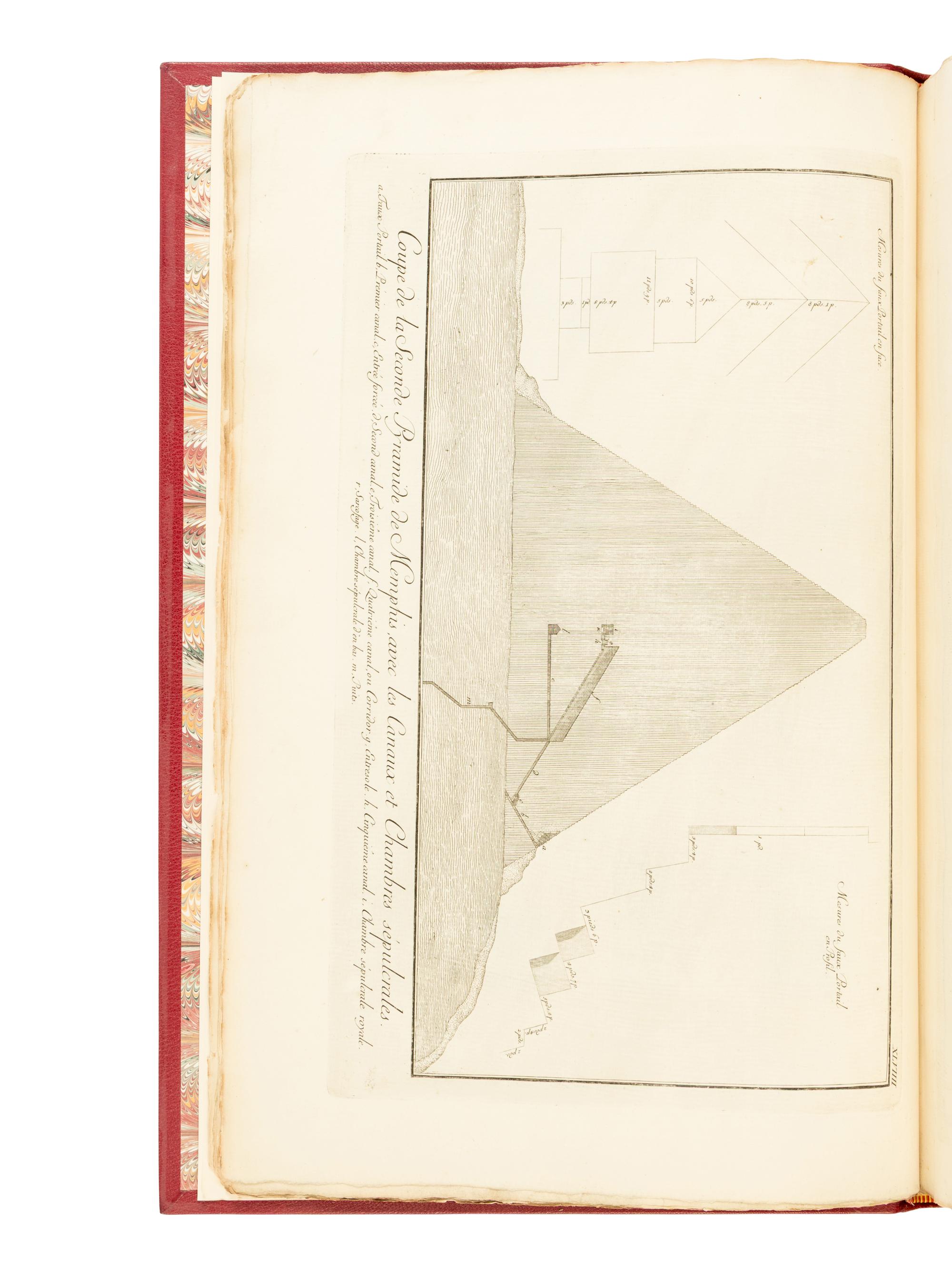 [TRAVEL & EXPLORATION]. NORDEN, Frederic Louis (1708-1742). Voyage d'Egypte et de Nubie . [Copenhagen: La Maison Royale des Orphelins, 1755].