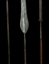 Five Maasai Warrior Spears