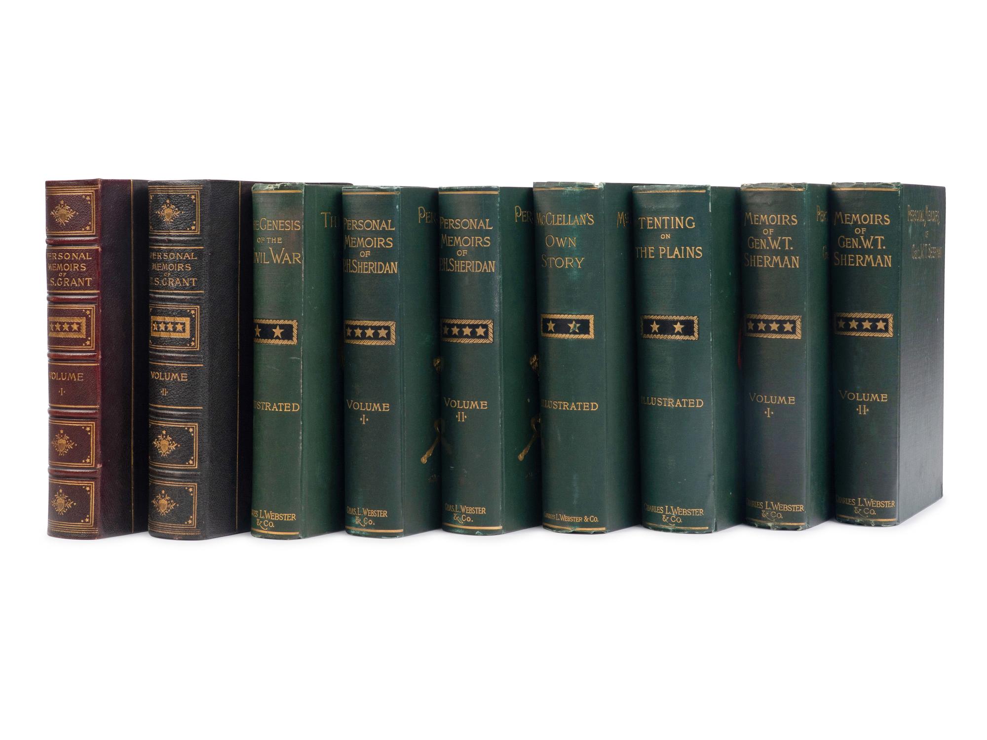 GRANT, Ulysses S. (1822-1885), et al. [Shoulder Strap series]. New York: Charles L. Webster.