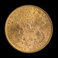 A United States 1883-S Liberty Head $20 Gold Coin