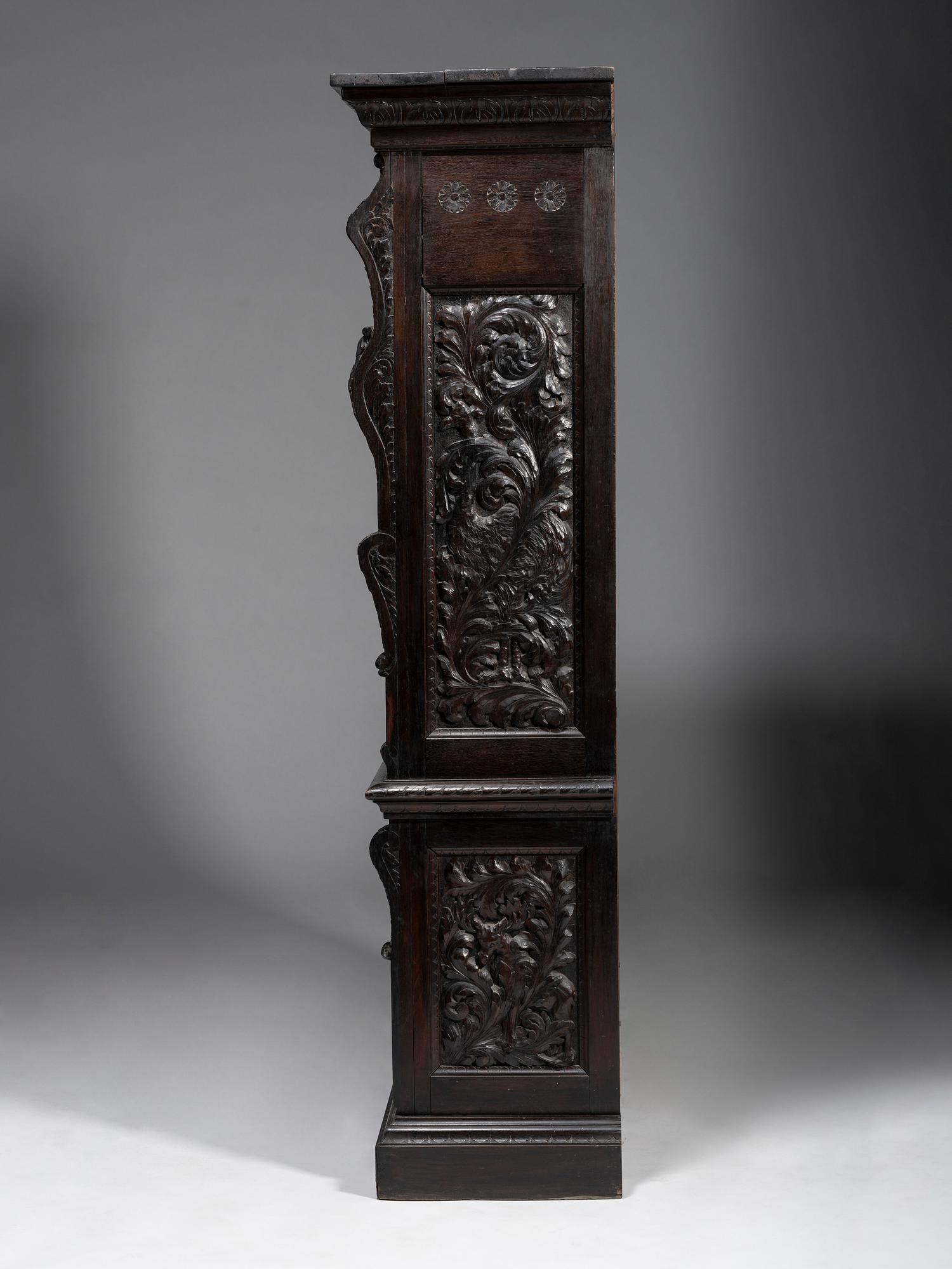 Cincinnati Art-Carved Cabinet Last Quarter 19th Century