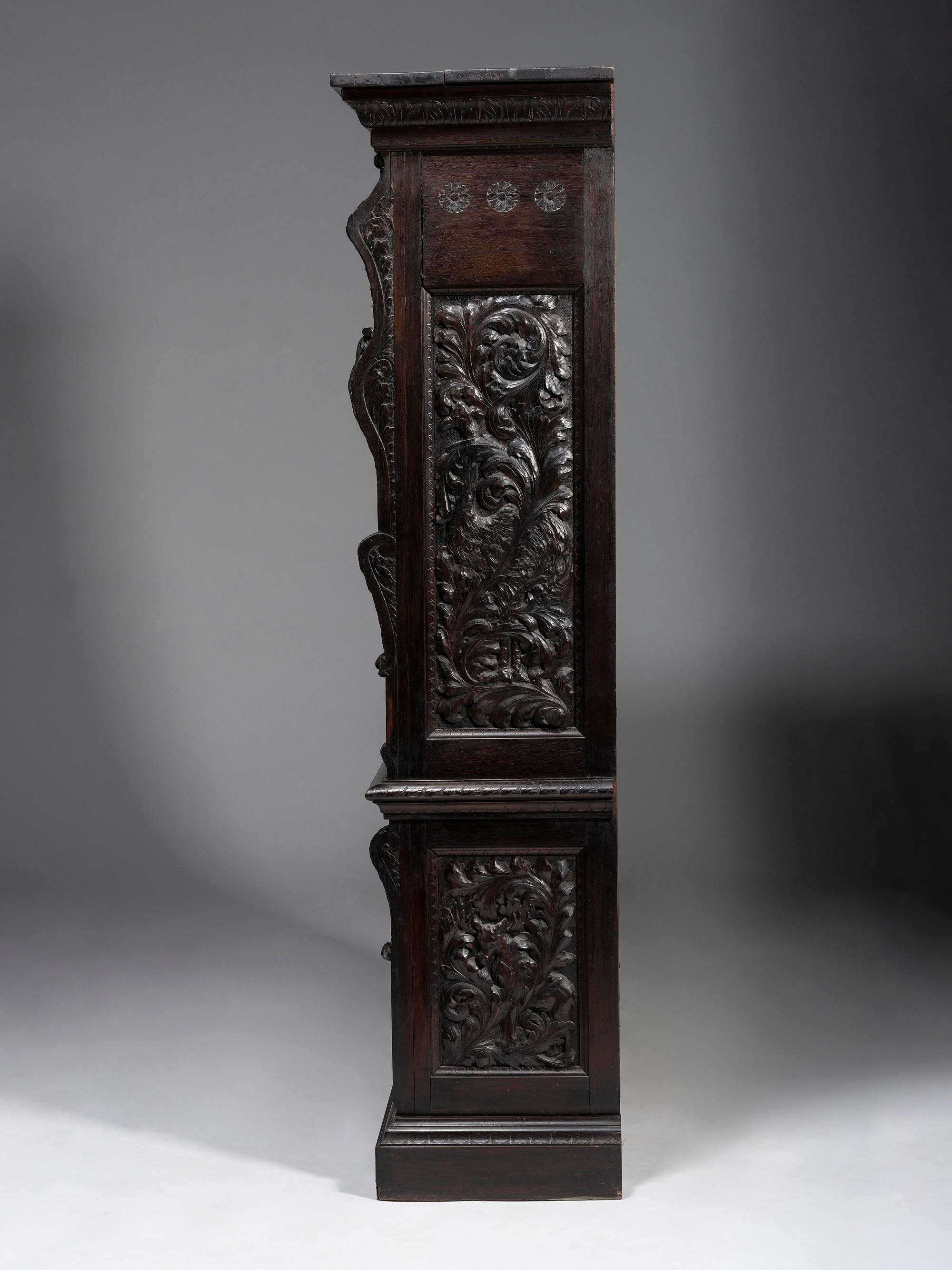 Cincinnati Art-Carved Cabinet Last Quarter 19th Century