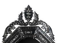 A Venetian Etched Glass Mirror
