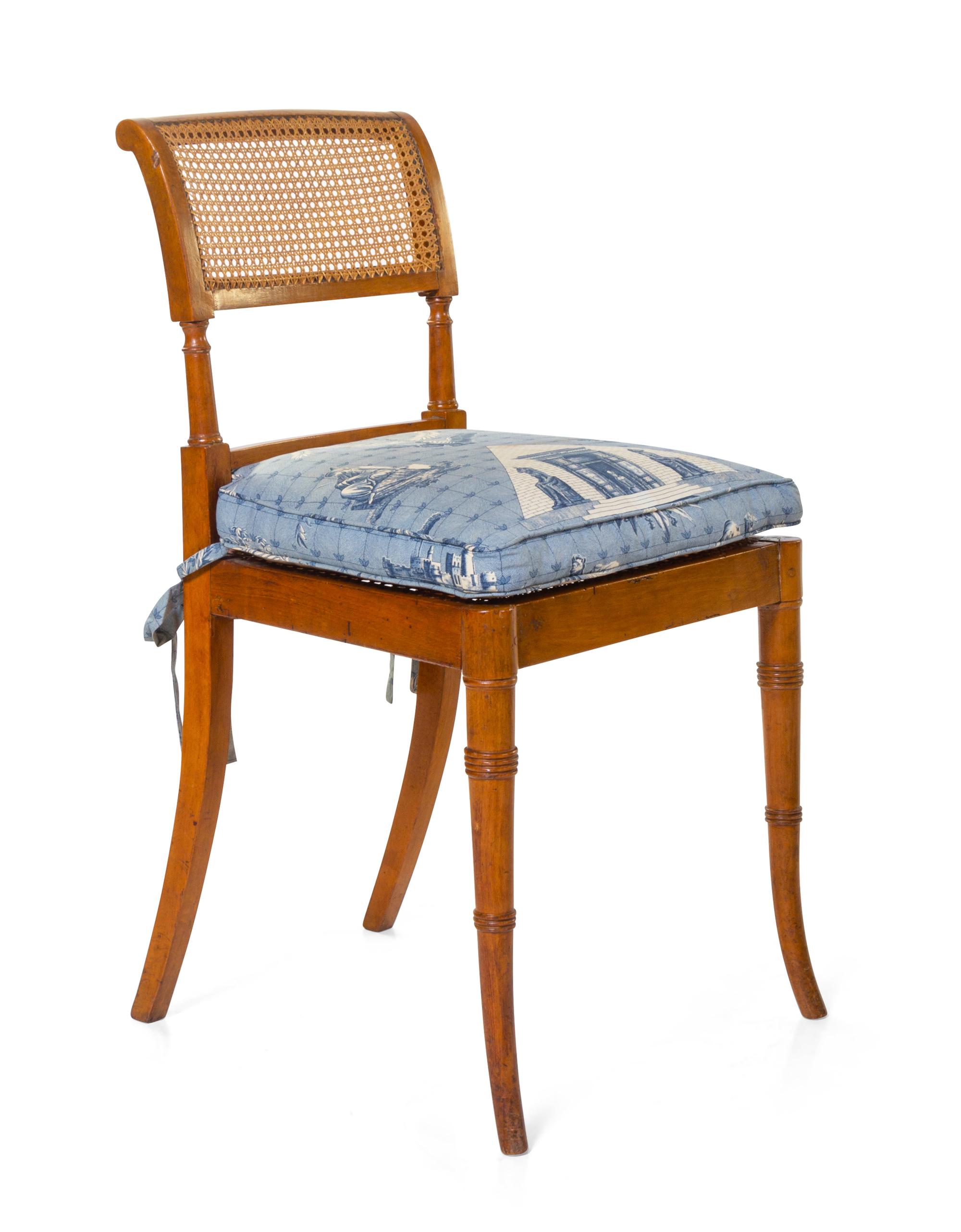 A Set of Six Regency Style Dining Chairs