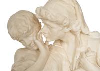 Young Couple Stealing a Kiss