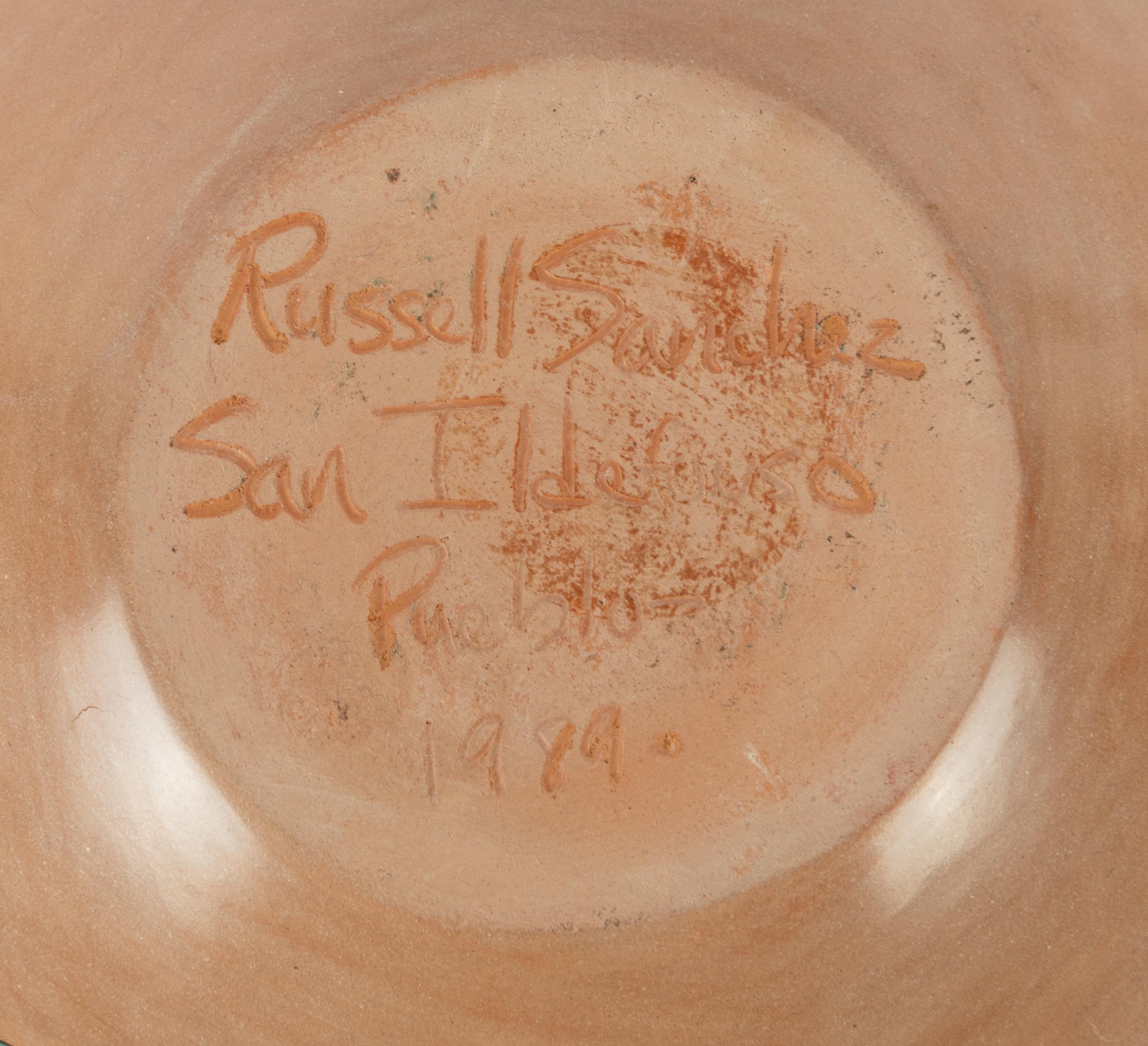 Inlaid and Etched Seed Jar