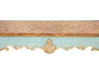 A Georgian Style Faux Marble-Painted Console Table