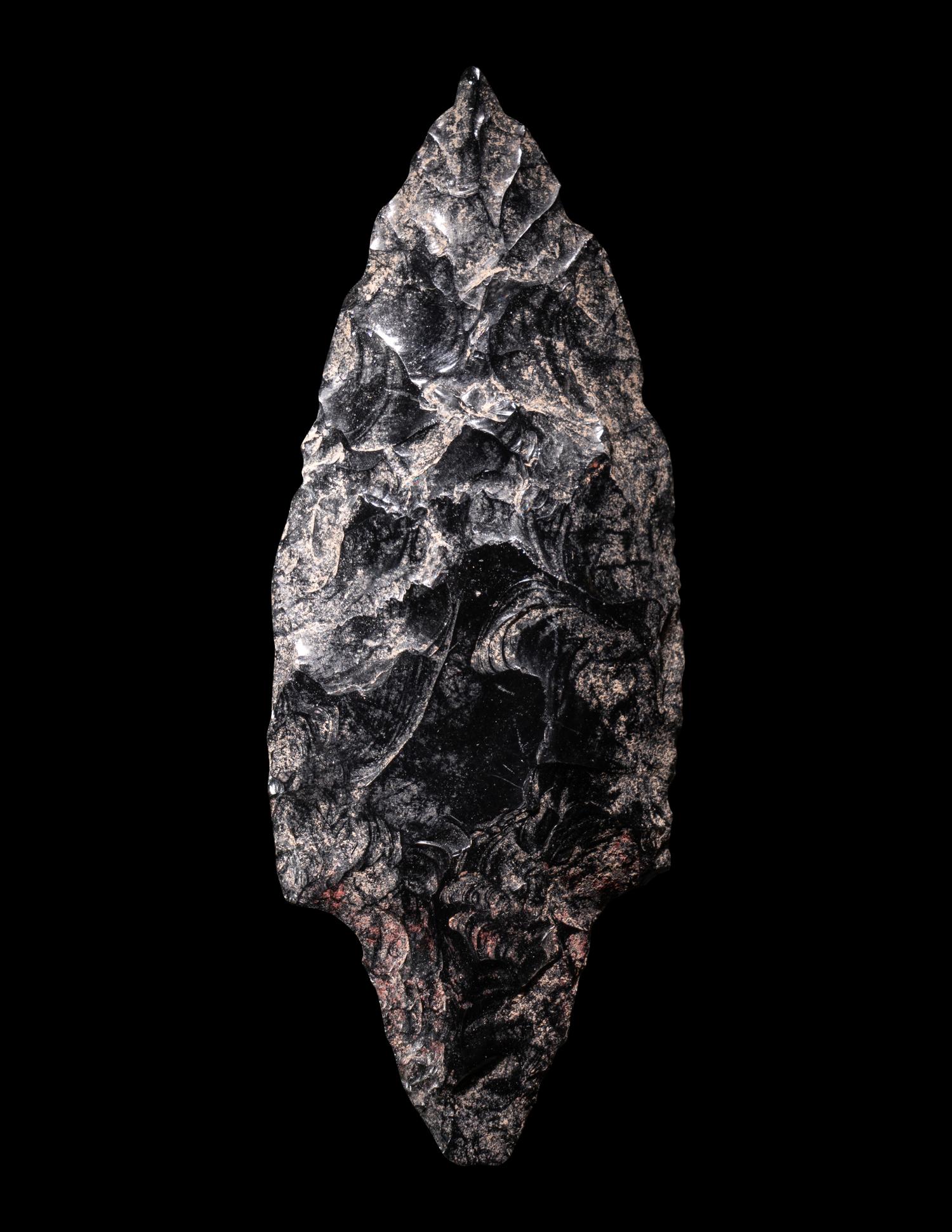 Three Mesoamerican Obsidian Arrowheads