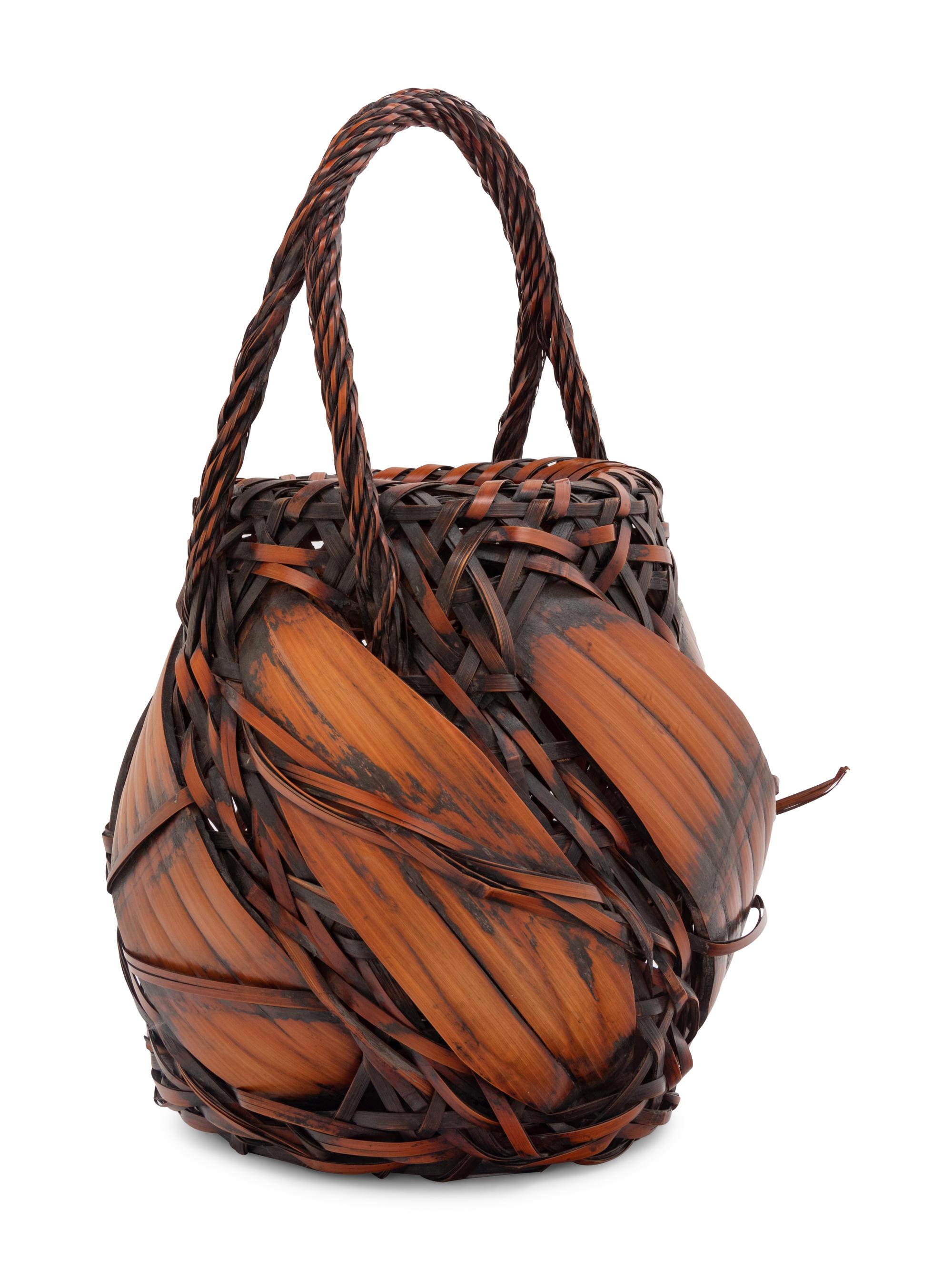 A Bamboo Flower Arranging Basket