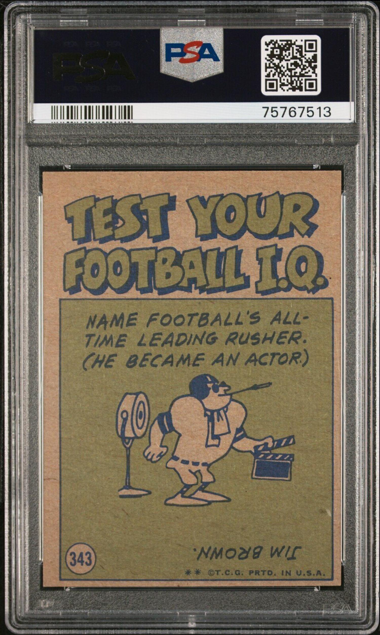 A Group of 1972 Topps High Number PSA Graded Football Cards,
