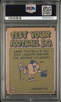 A Group of 1972 Topps High Number PSA Graded Football Cards,