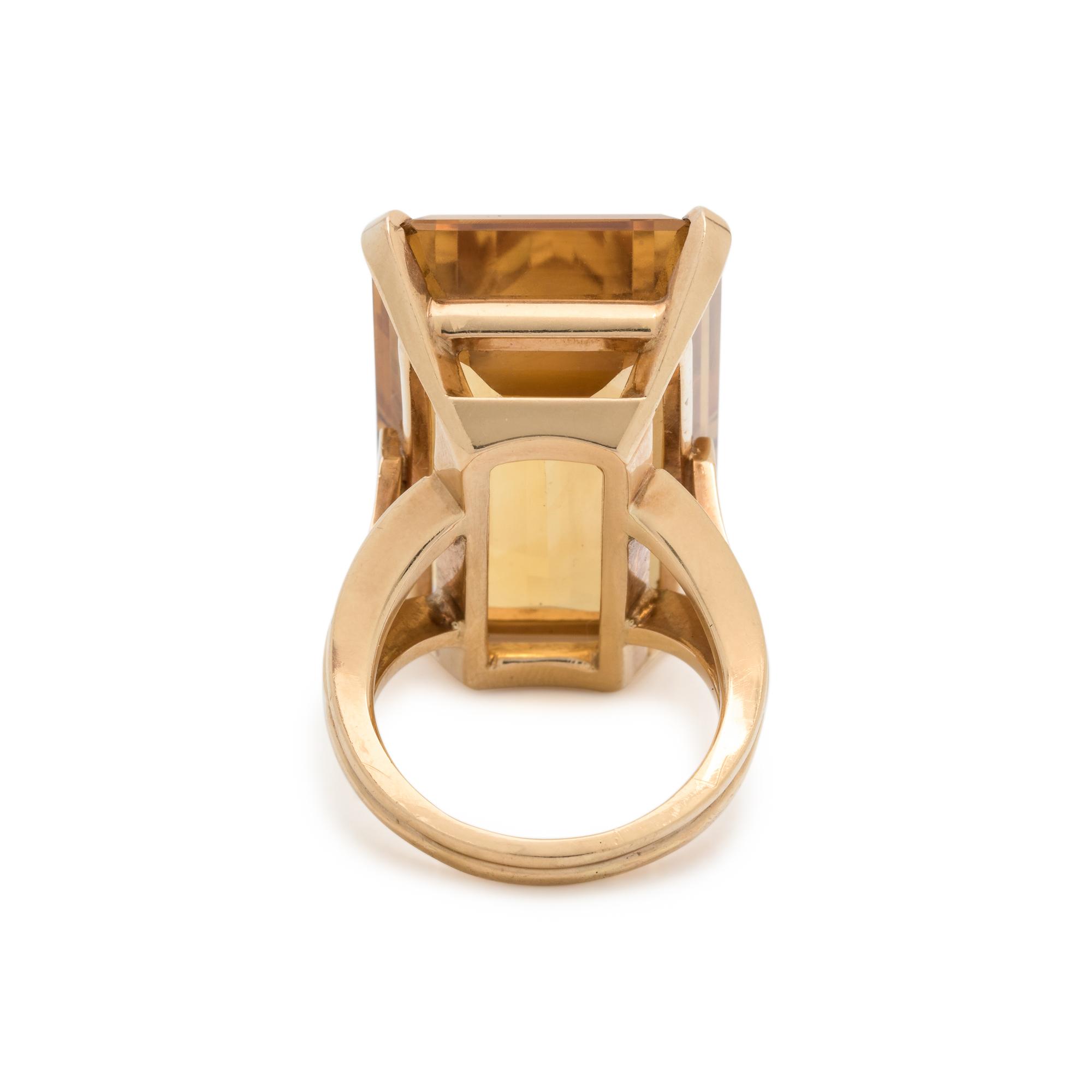 CITRINE RING