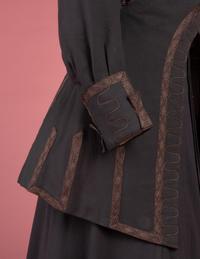Three-Piece Wool Walking Suit, 1900-10s