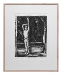 Boy with Raised Arm