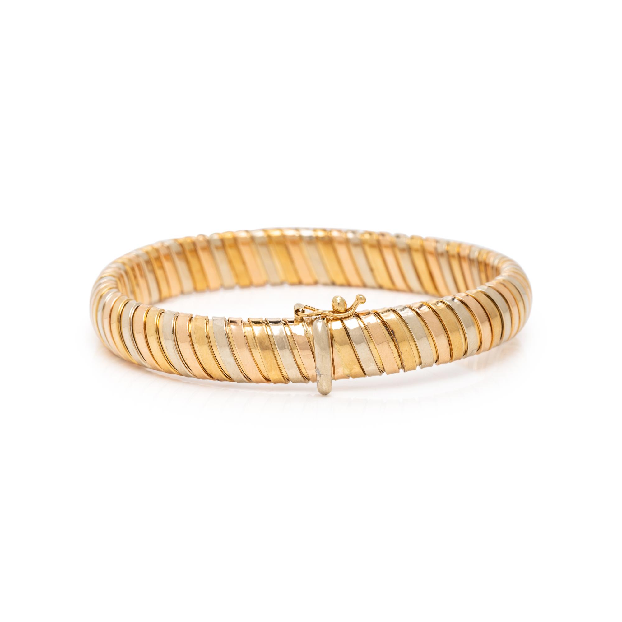 BICOLOR GOLD NECKLACE AND BRACELET