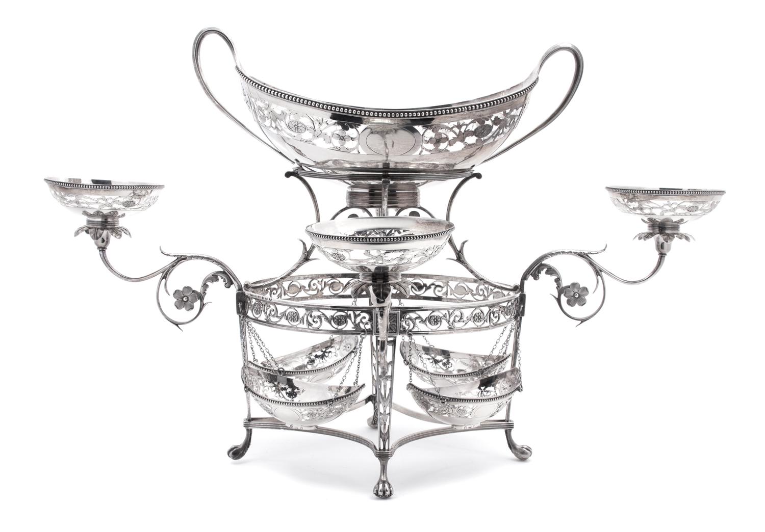 A George III Silver Epergne
