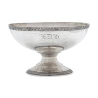 A Neoclassical Sterling Silver Ice Bowl with Pierced Drain