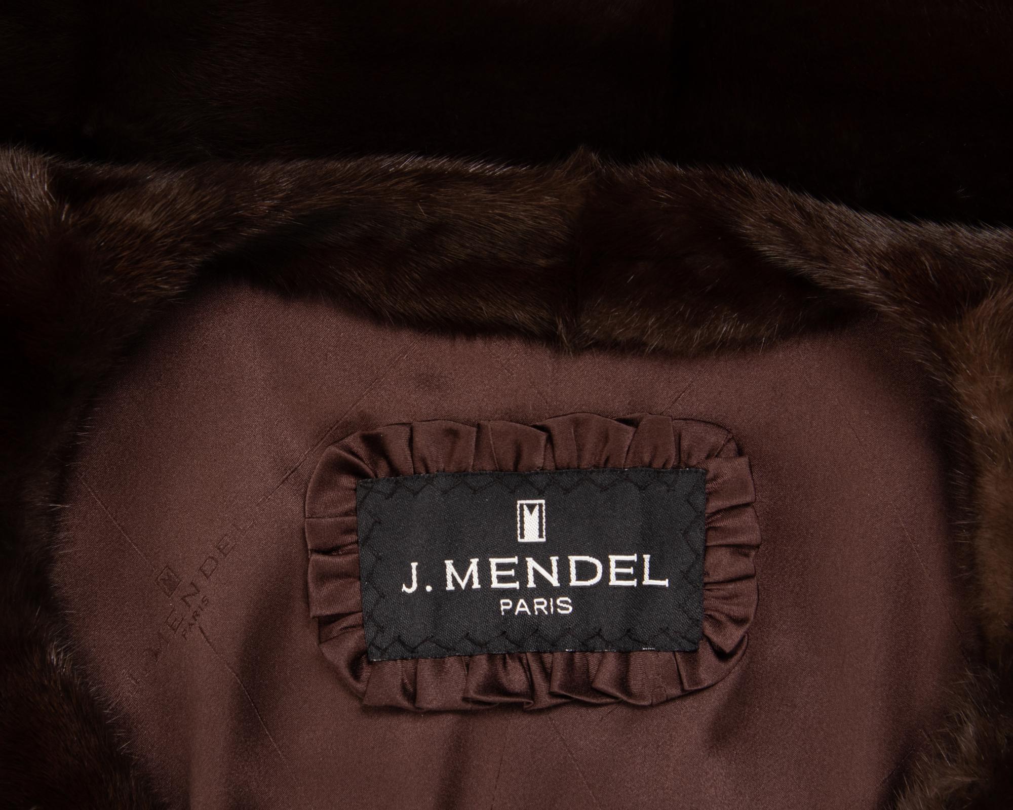 J. Mendel Ermine Capelet Style Jacket